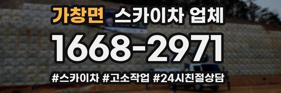 가창면 스카이차 업체