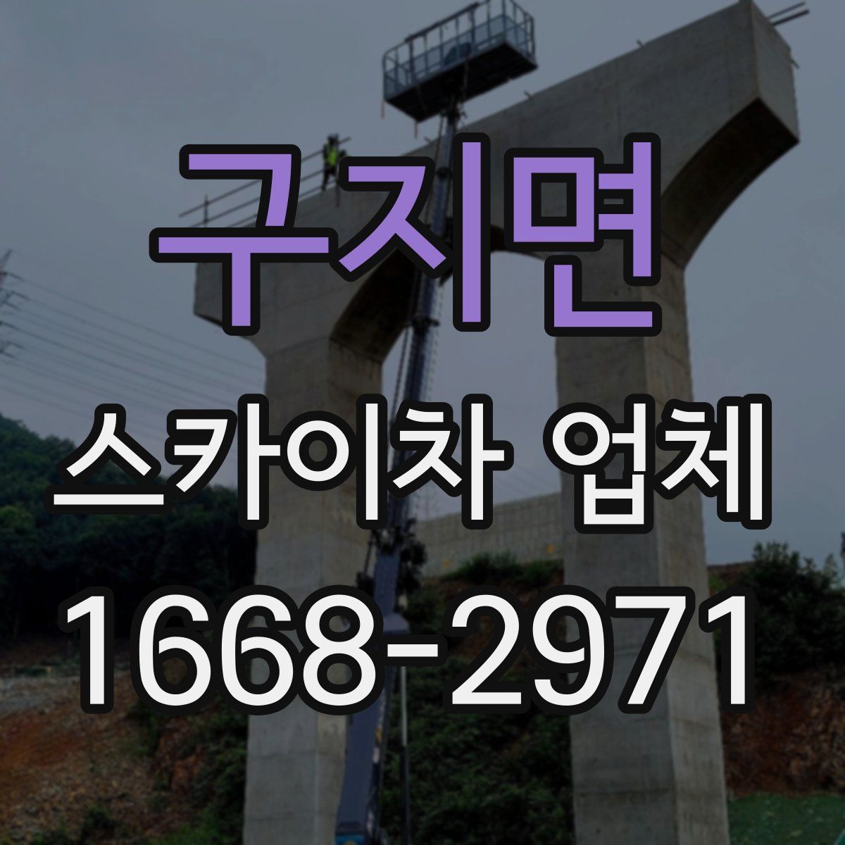 구지면 스카이차 업체
