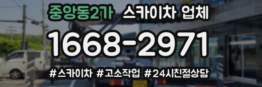 중앙동2가 스카이차 업체