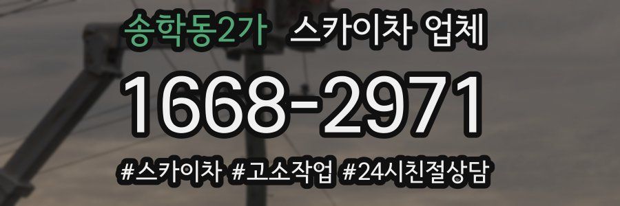 송학동2가 스카이차 업체