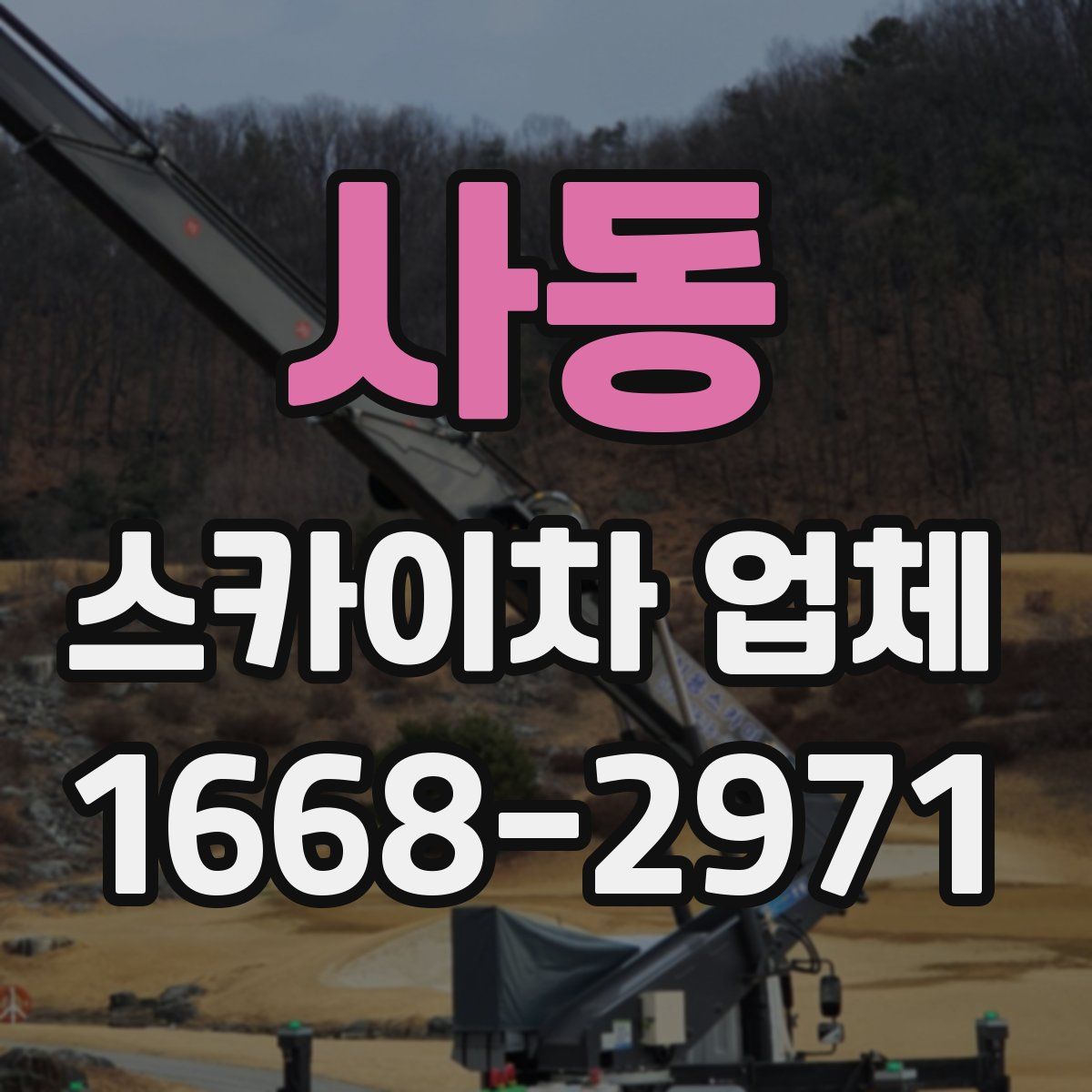 사동 스카이차 업체