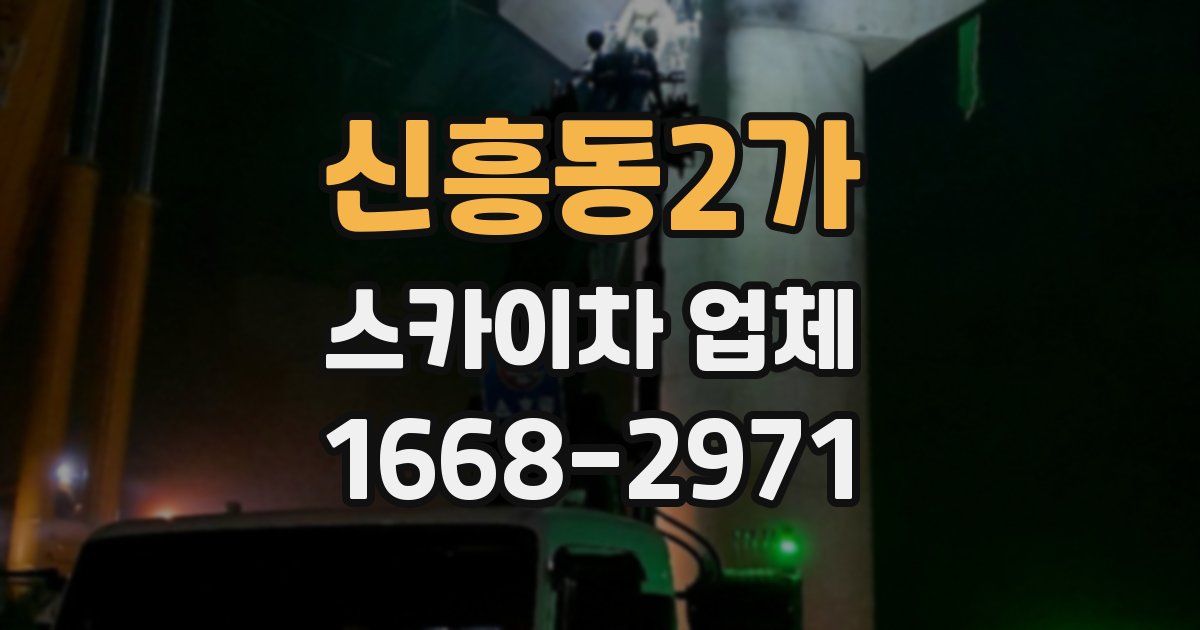 신흥동2가 스카이차 업체