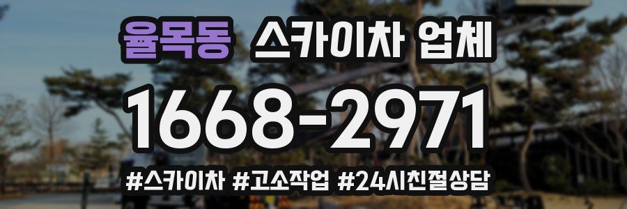 율목동 스카이차 업체