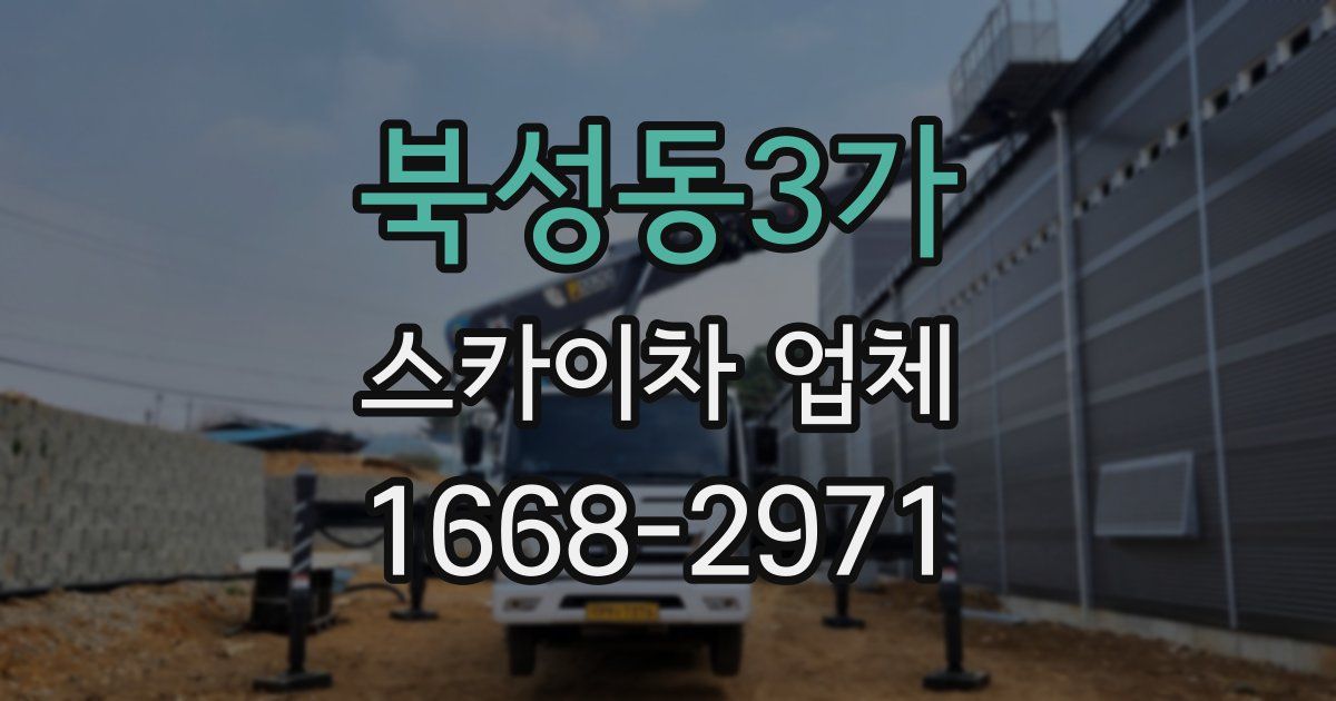 북성동3가 스카이차 업체