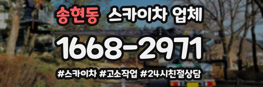 송현동 스카이차 업체