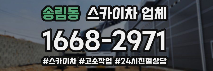 송림동 스카이차 업체