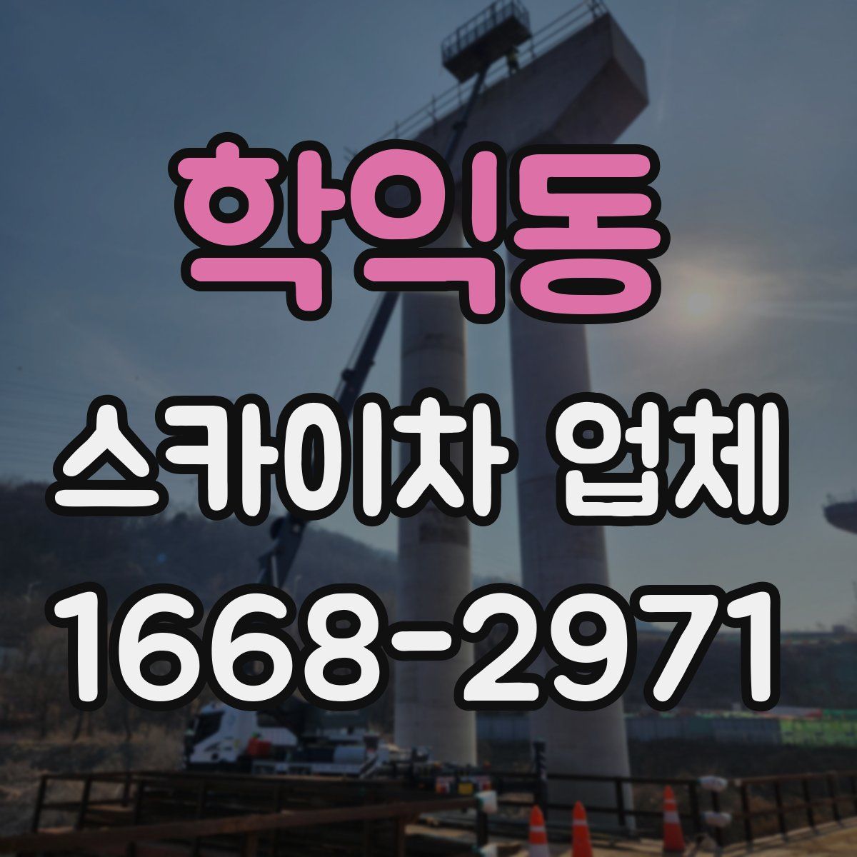 학익동 스카이차 업체