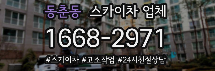동춘동 스카이차 업체