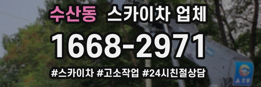 수산동 스카이차 업체