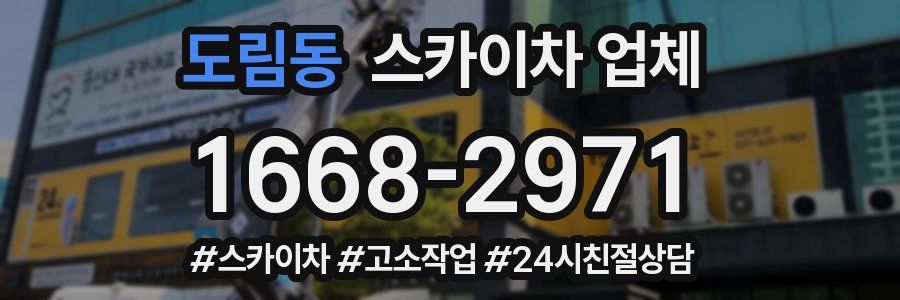 도림동 스카이차 업체