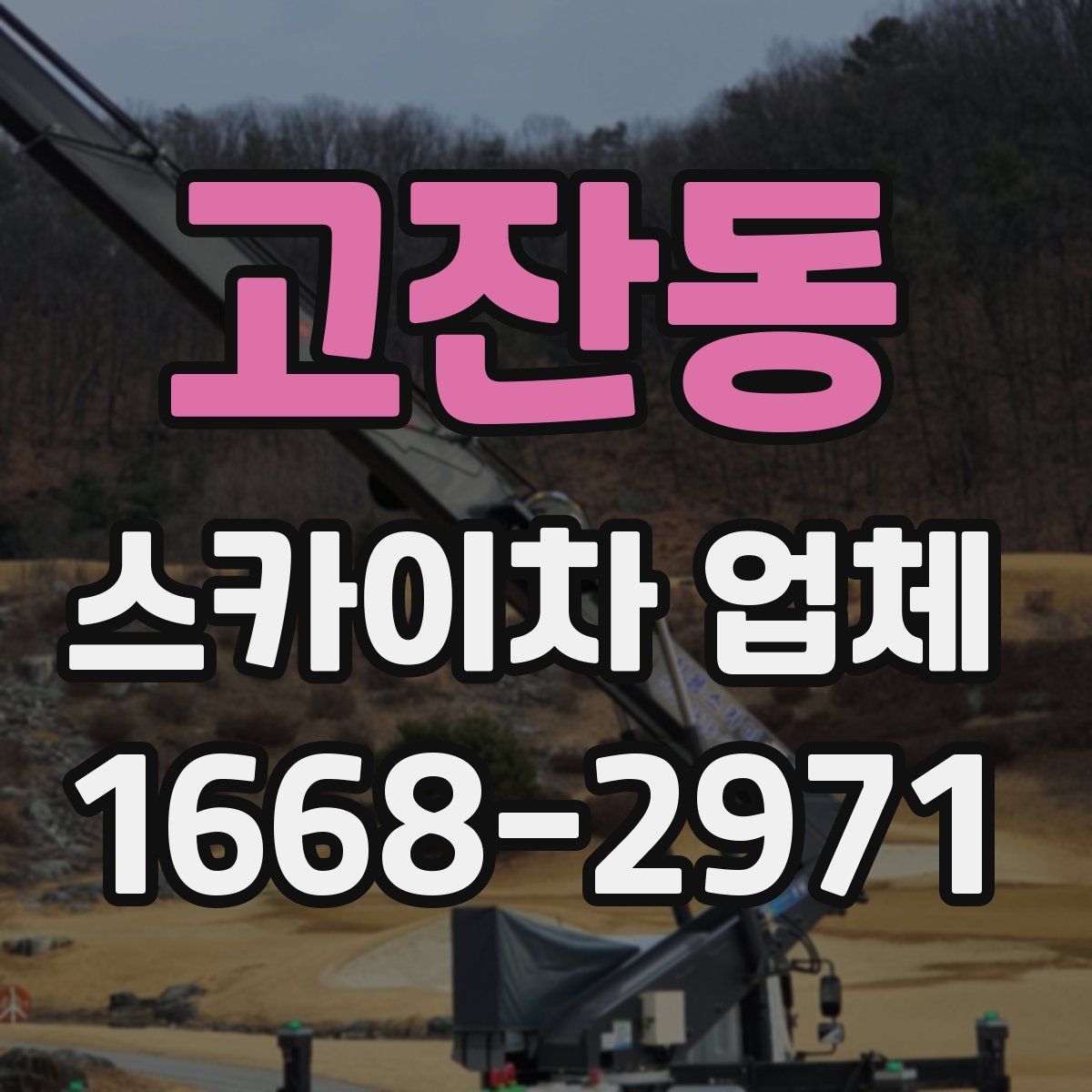 고잔동 스카이차 업체