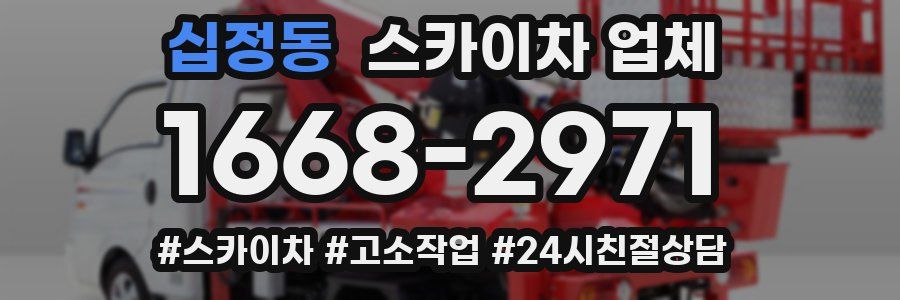 십정동 스카이차 업체