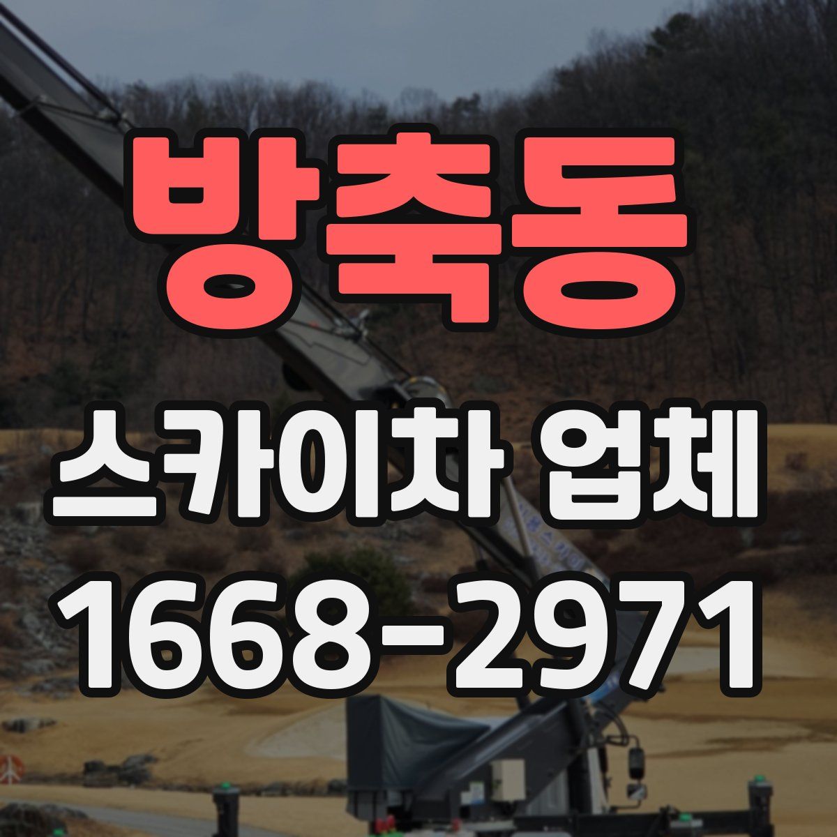 방축동 스카이차 업체