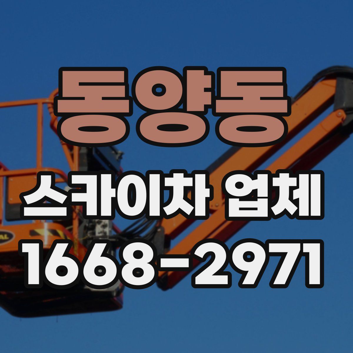 동양동 스카이차 업체