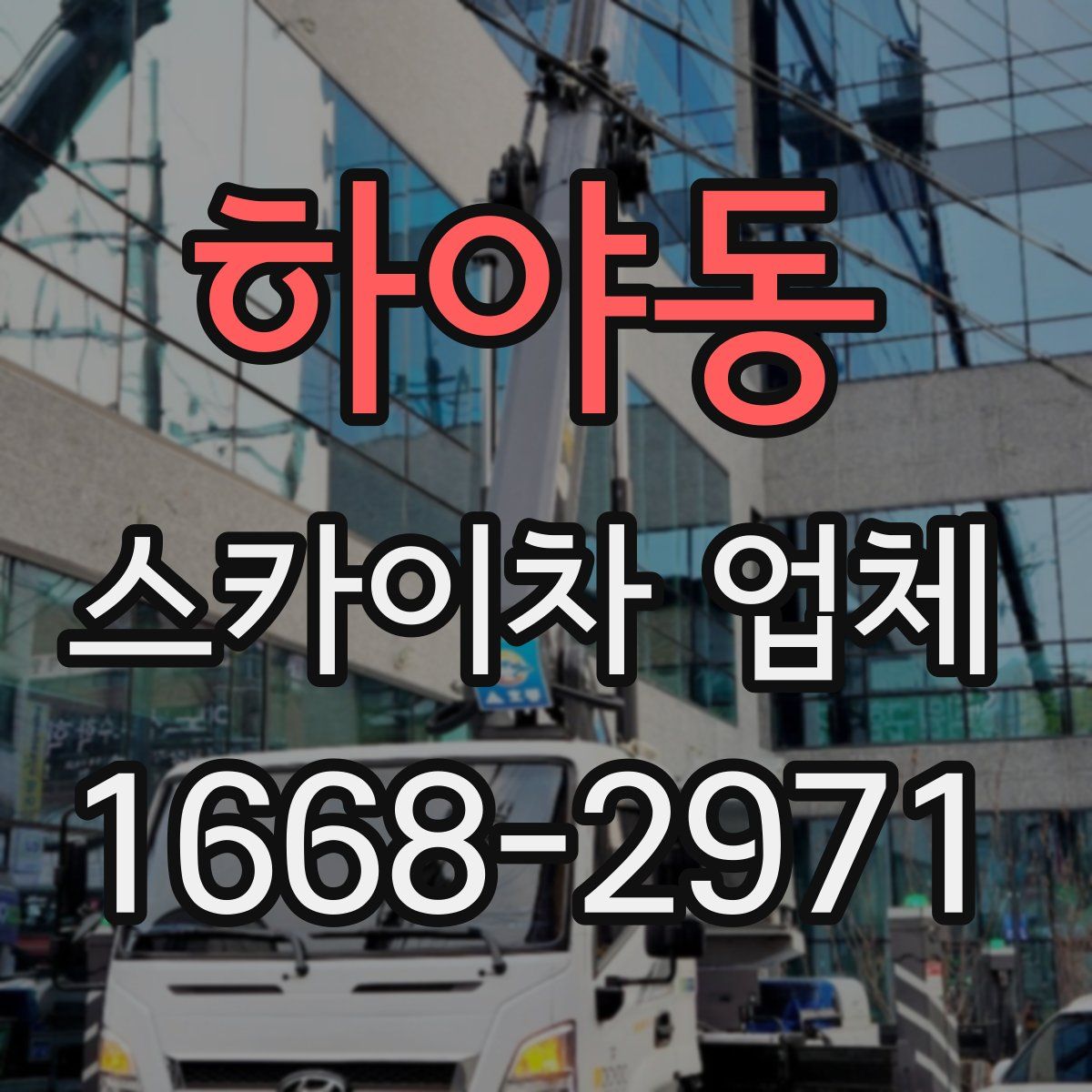 하야동 스카이차 업체