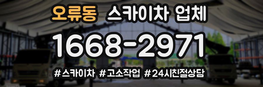 오류동 스카이차 업체