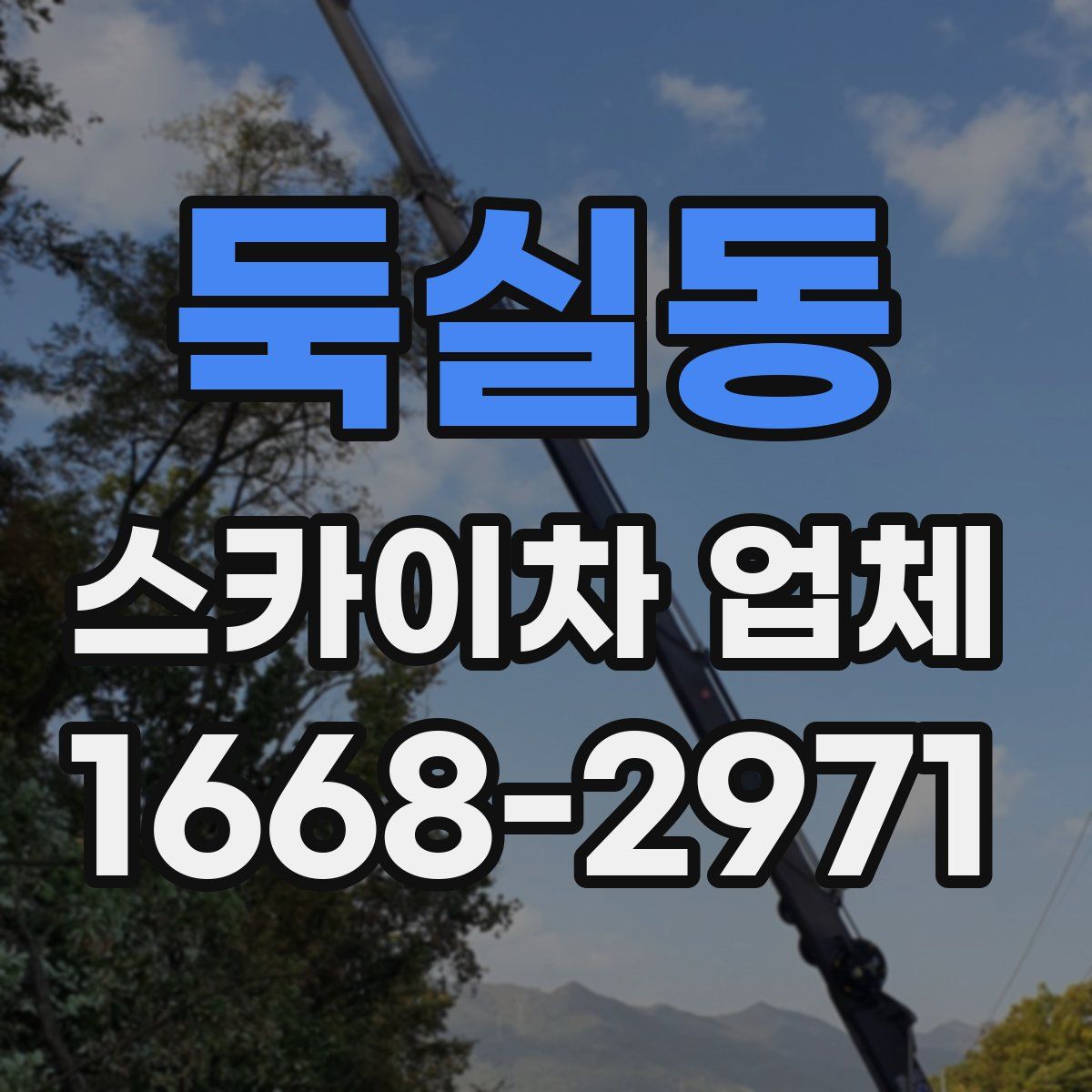 둑실동 스카이차 업체