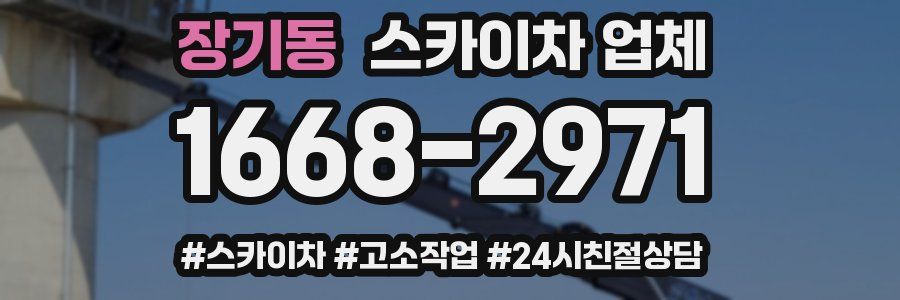장기동 스카이차 업체