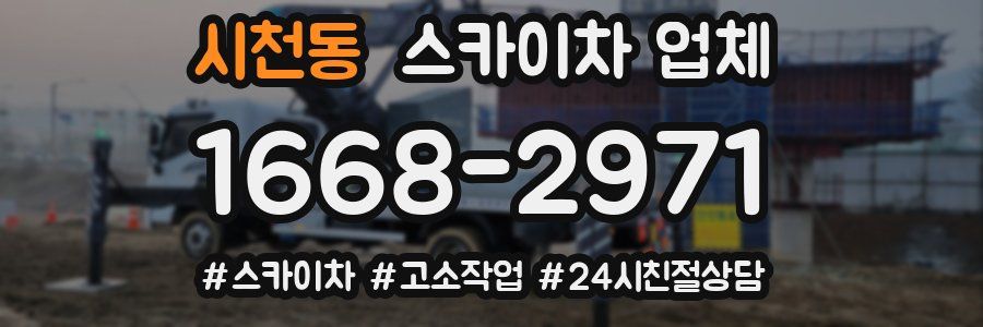 시천동 스카이차 업체