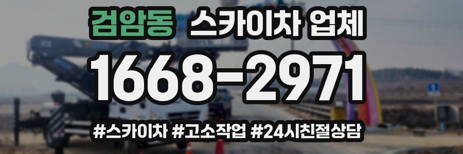 검암동 스카이차 업체