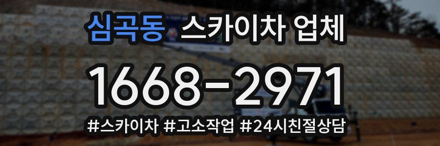 심곡동 스카이차 업체