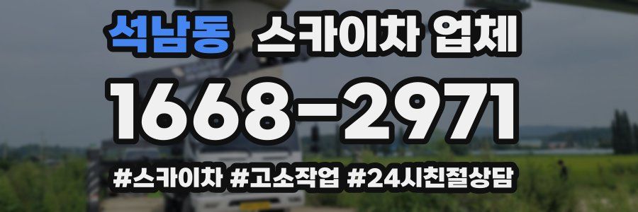석남동 스카이차 업체