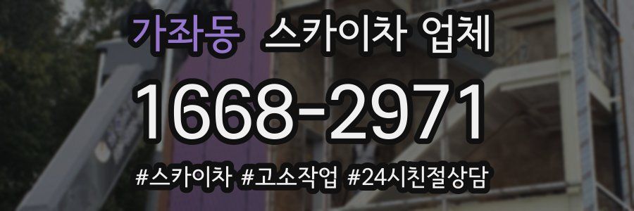가좌동 스카이차 업체
