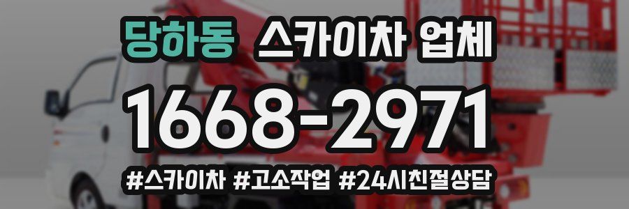 당하동 스카이차 업체