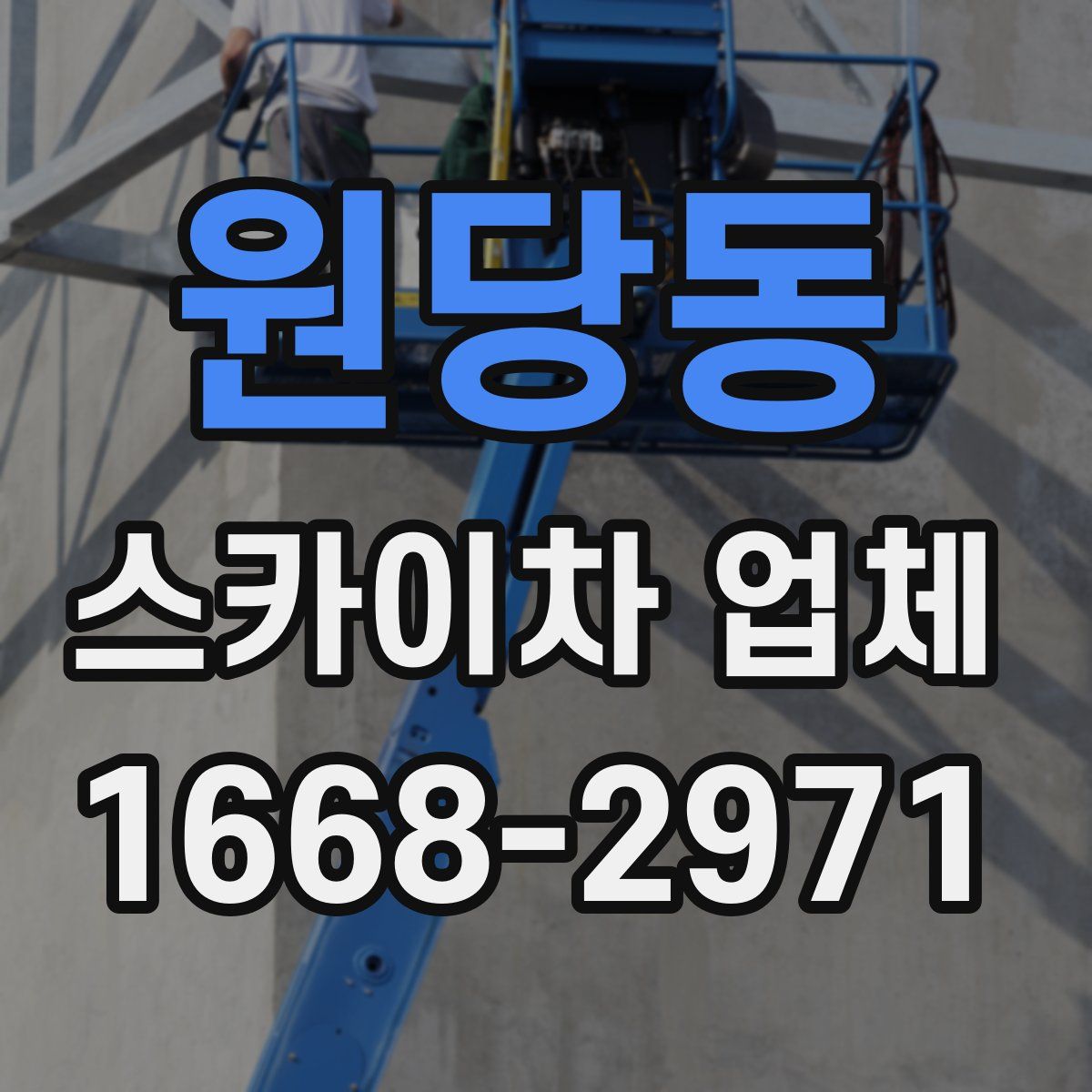 원당동 스카이차 업체