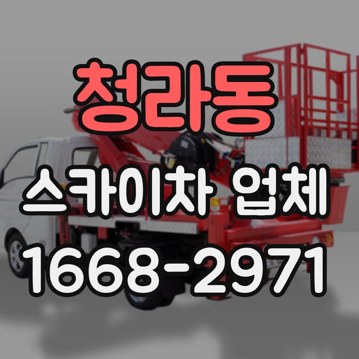 청라동 스카이차 업체