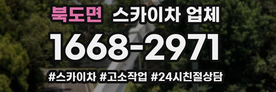 북도면 스카이차 업체