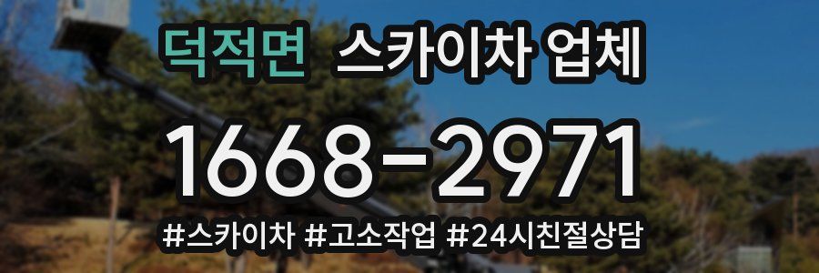 덕적면 스카이차 업체