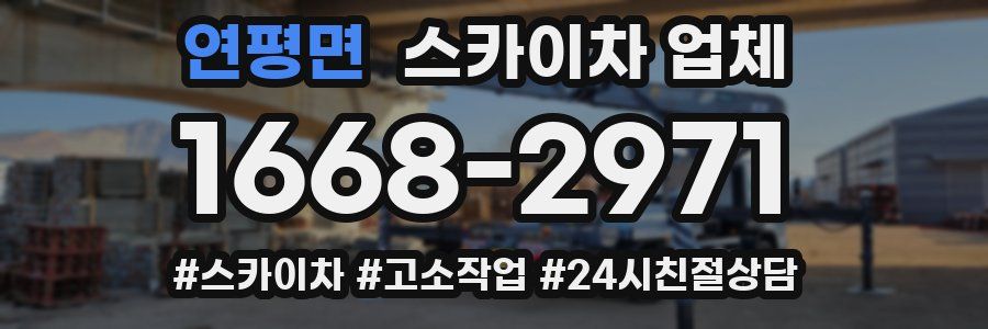 연평면 스카이차 업체