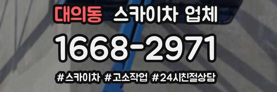 대의동 스카이차 업체