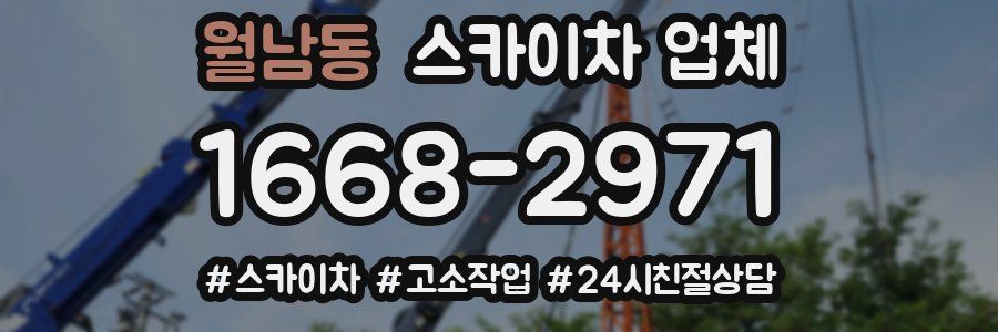 월남동 스카이차 업체