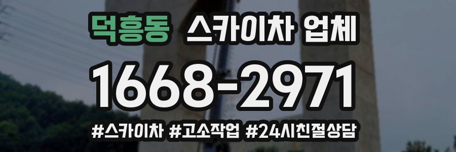 덕흥동 스카이차 업체