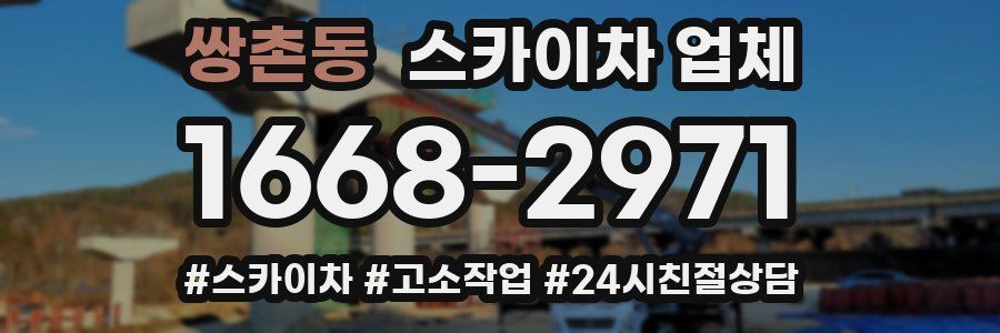 쌍촌동 스카이차 업체