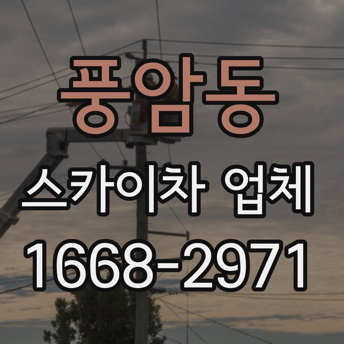 풍암동 스카이차 업체