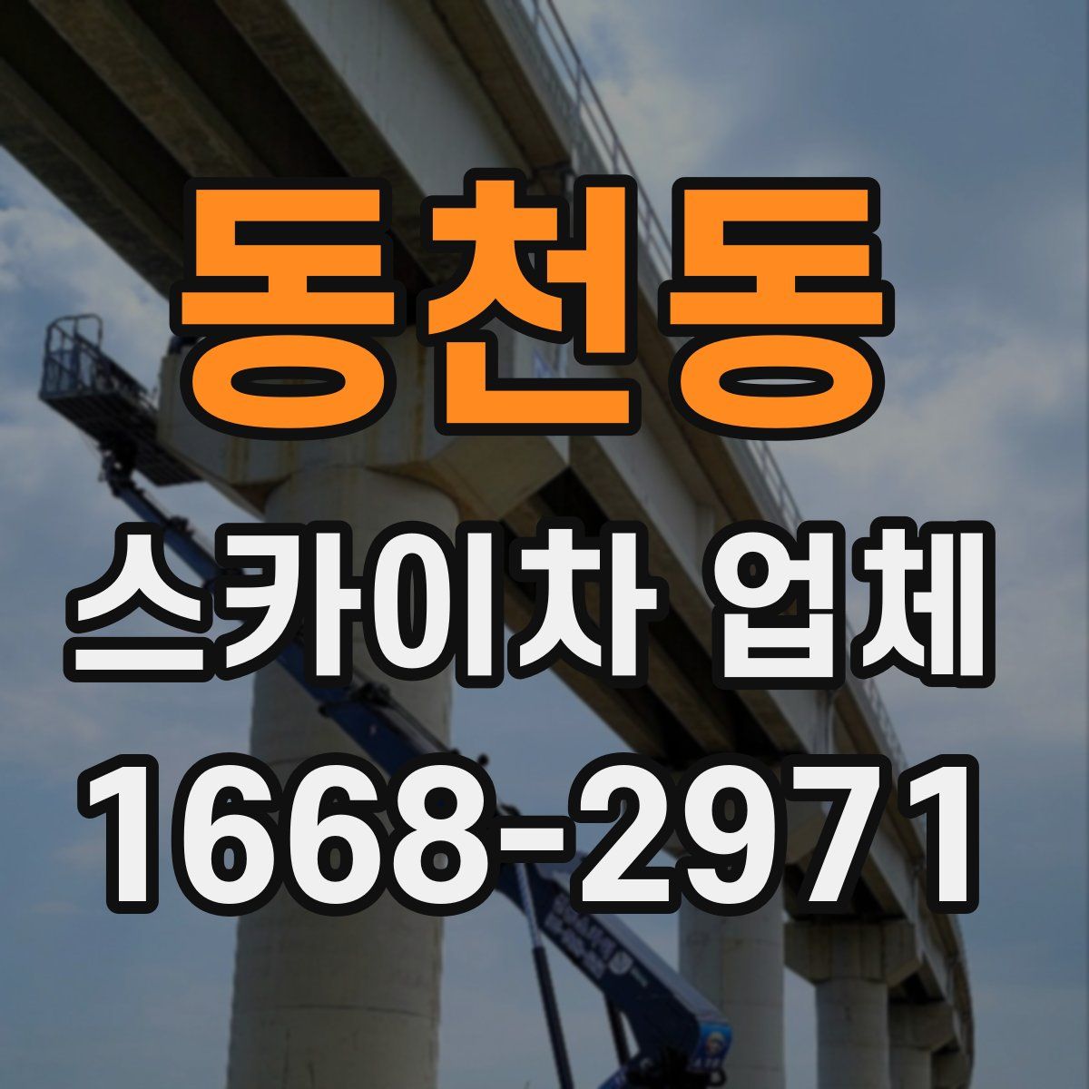 동천동 스카이차 업체