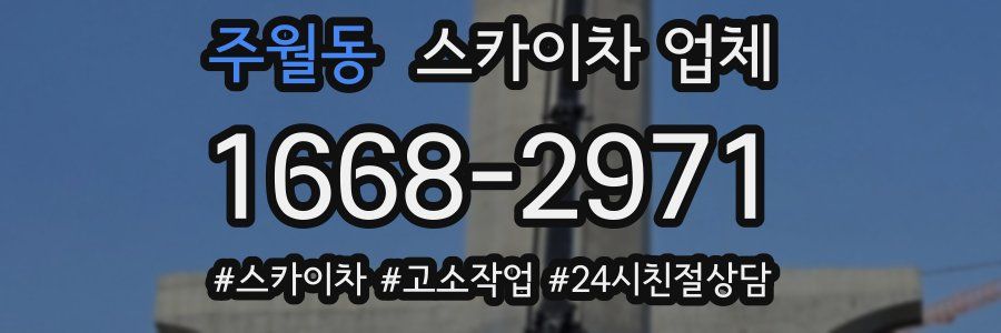 주월동 스카이차 업체