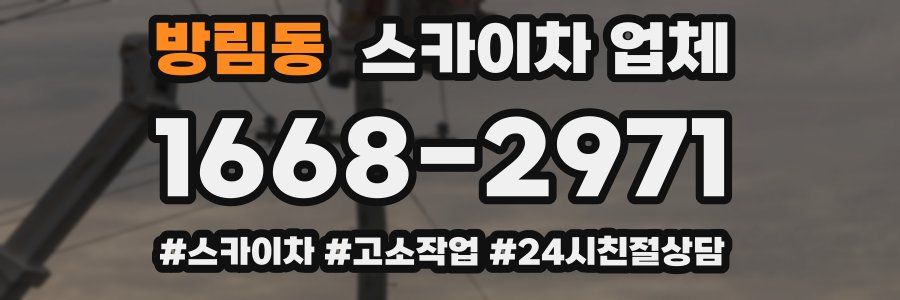 방림동 스카이차 업체