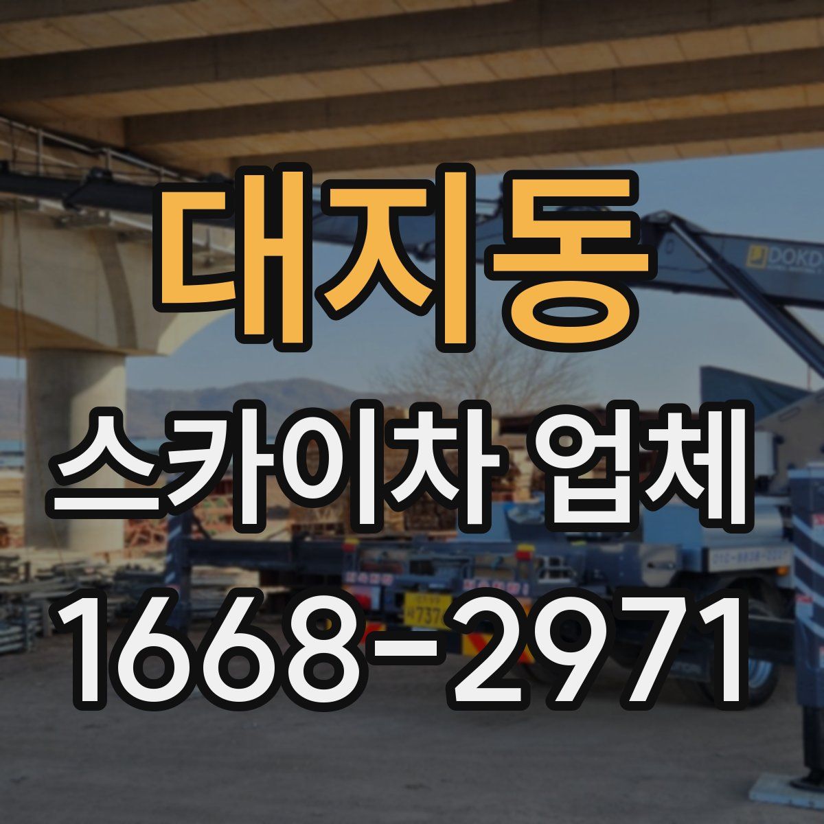 대지동 스카이차 업체