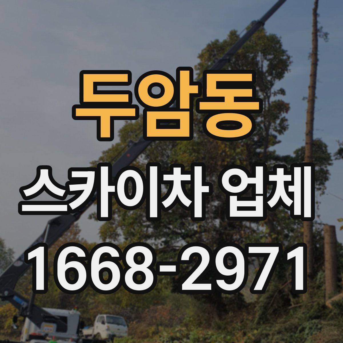 두암동 스카이차 업체