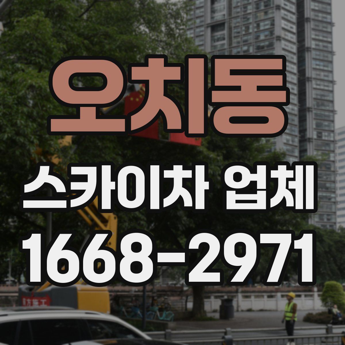 오치동 스카이차 업체