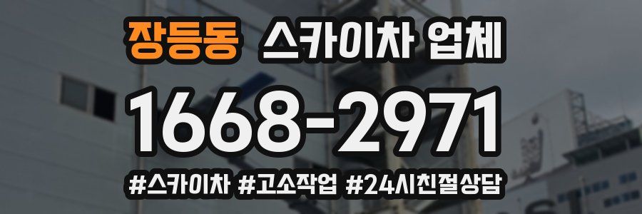 장등동 스카이차 업체