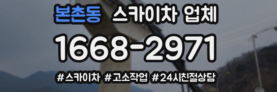 본촌동 스카이차 업체