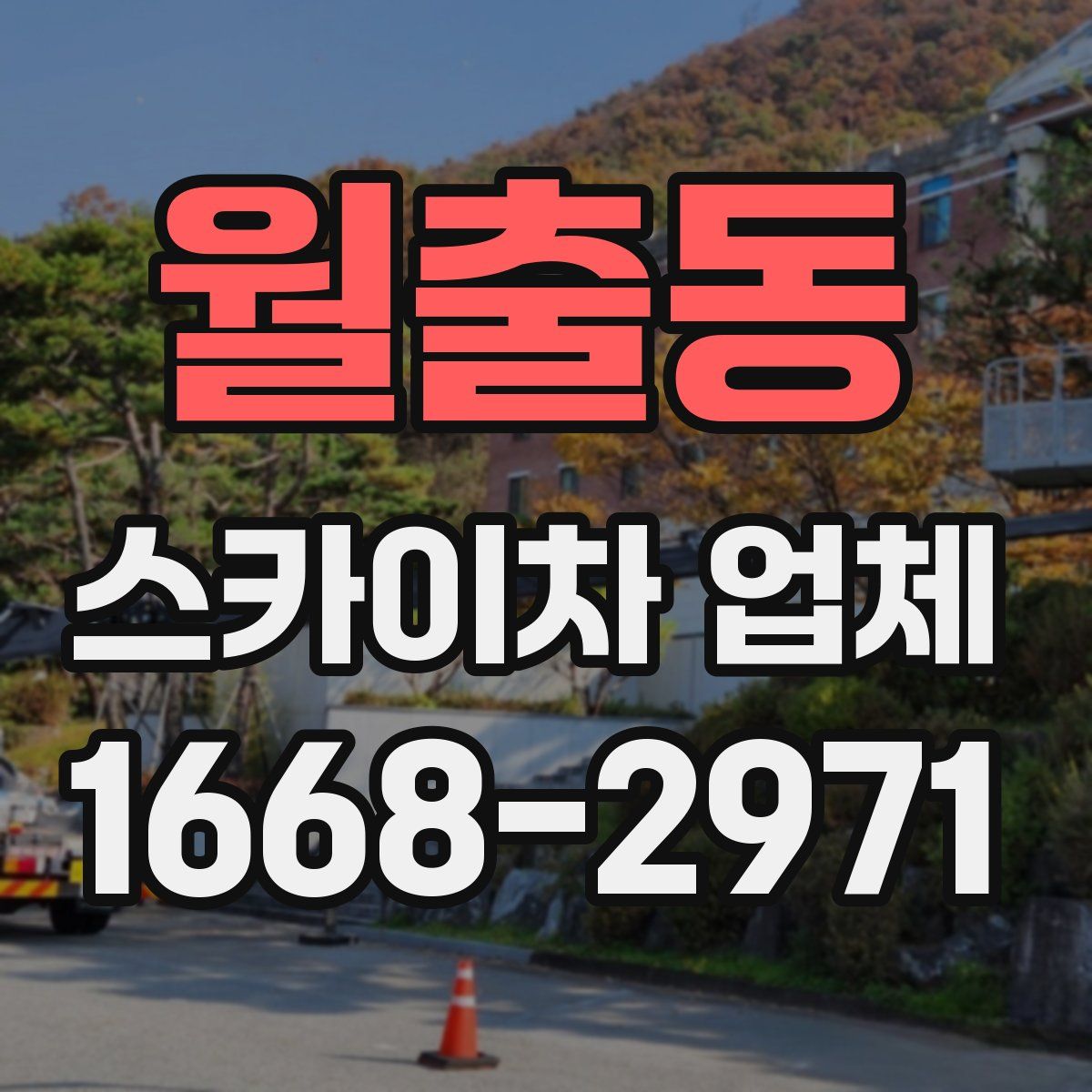 월출동 스카이차 업체