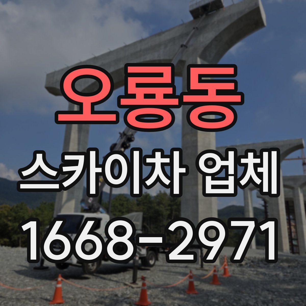 오룡동 스카이차 업체