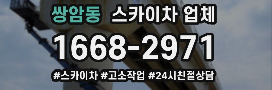 쌍암동 스카이차 업체