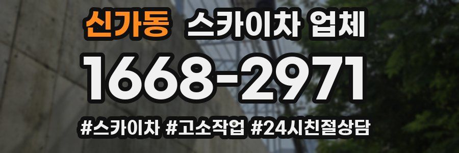 신가동 스카이차 업체